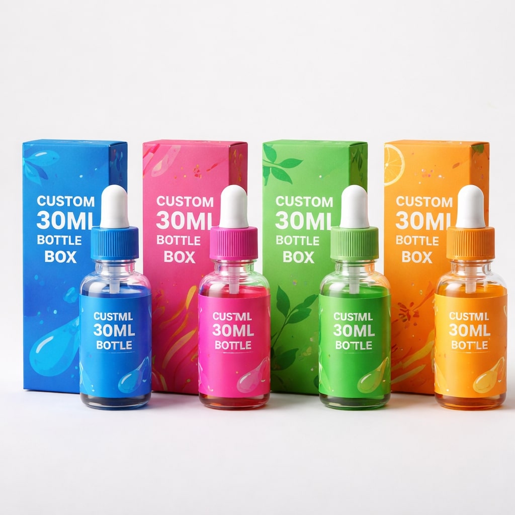 Custom 30ml Bottle Boxes