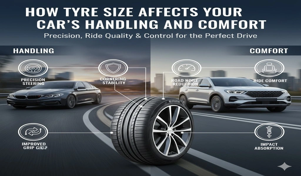 How Tyre Size Affects Your Car’s Handling and Comfort